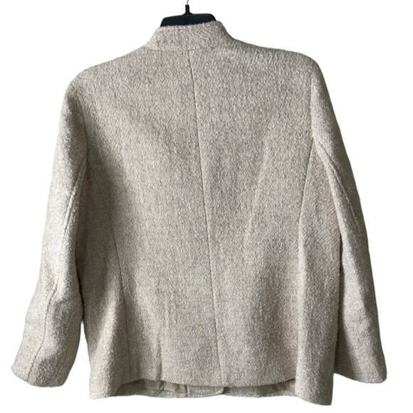 J. Mclaughlin Wool Blend Lined Jacket Womens Size XL Long Sleeve Button Textured - Picture 13 of 13